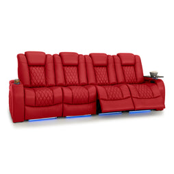 Diamante Italian Leather Zero Gravity Home Theater Seating