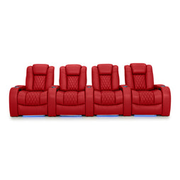 Diamante Italian Leather Zero Gravity Home Theater Seating