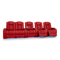Diamante Italian Leather Zero Gravity Home Theater Seating