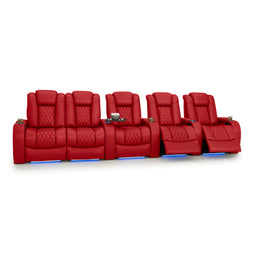 Diamante Italian Leather Zero Gravity Home Theater Seating