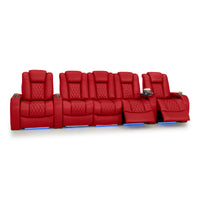 Diamante Italian Leather Zero Gravity Home Theater Seating