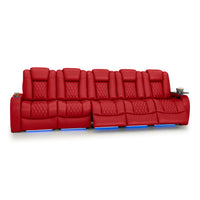 Diamante Italian Leather Zero Gravity Home Theater Seating