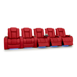 Diamante Italian Leather Zero Gravity Home Theater Seating