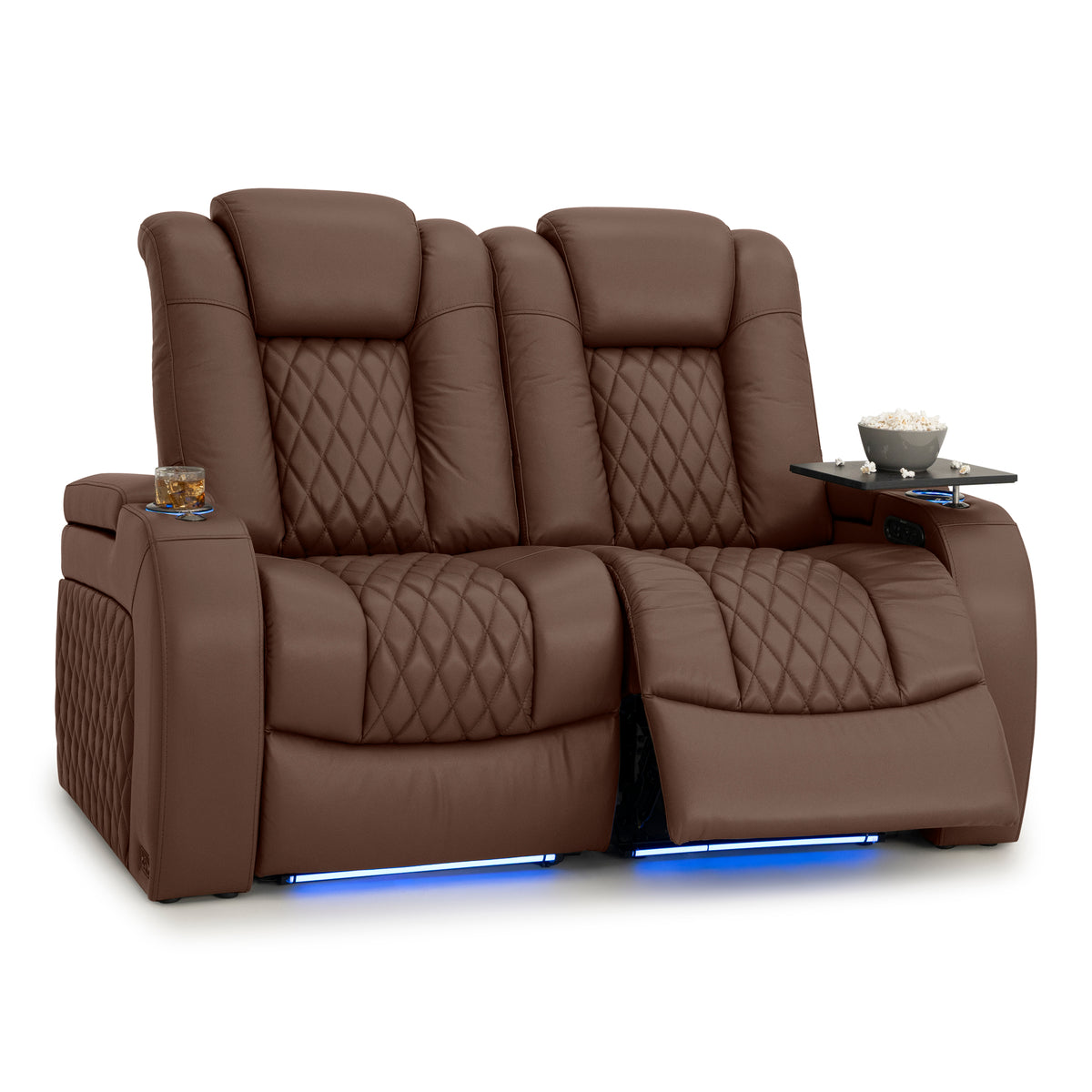 Diamante Italian Leather Zero Gravity Home Theater Seating