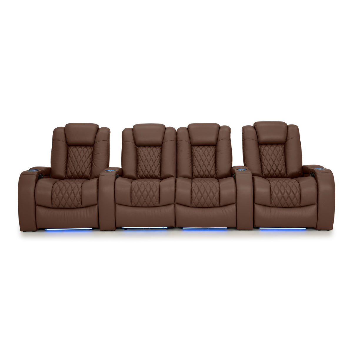 Diamante Italian Leather Zero Gravity Home Theater Seating