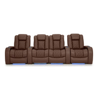 Diamante Italian Leather Zero Gravity Home Theater Seating