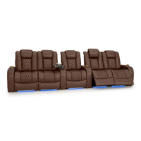 Diamante Italian Leather Zero Gravity Home Theater Seating