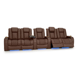 Diamante Italian Leather Zero Gravity Home Theater Seating