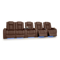 Diamante Italian Leather Zero Gravity Home Theater Seating