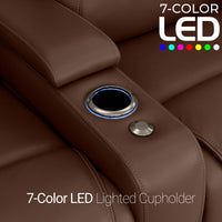 Equinox CoolZeroᵀᴹ Italian Leather Home Theater Seating Single Recliner