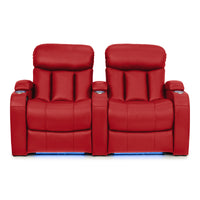 Grenada Italian Leather Home Theater Seating
