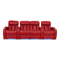 Grenada Italian Leather Home Theater Seating