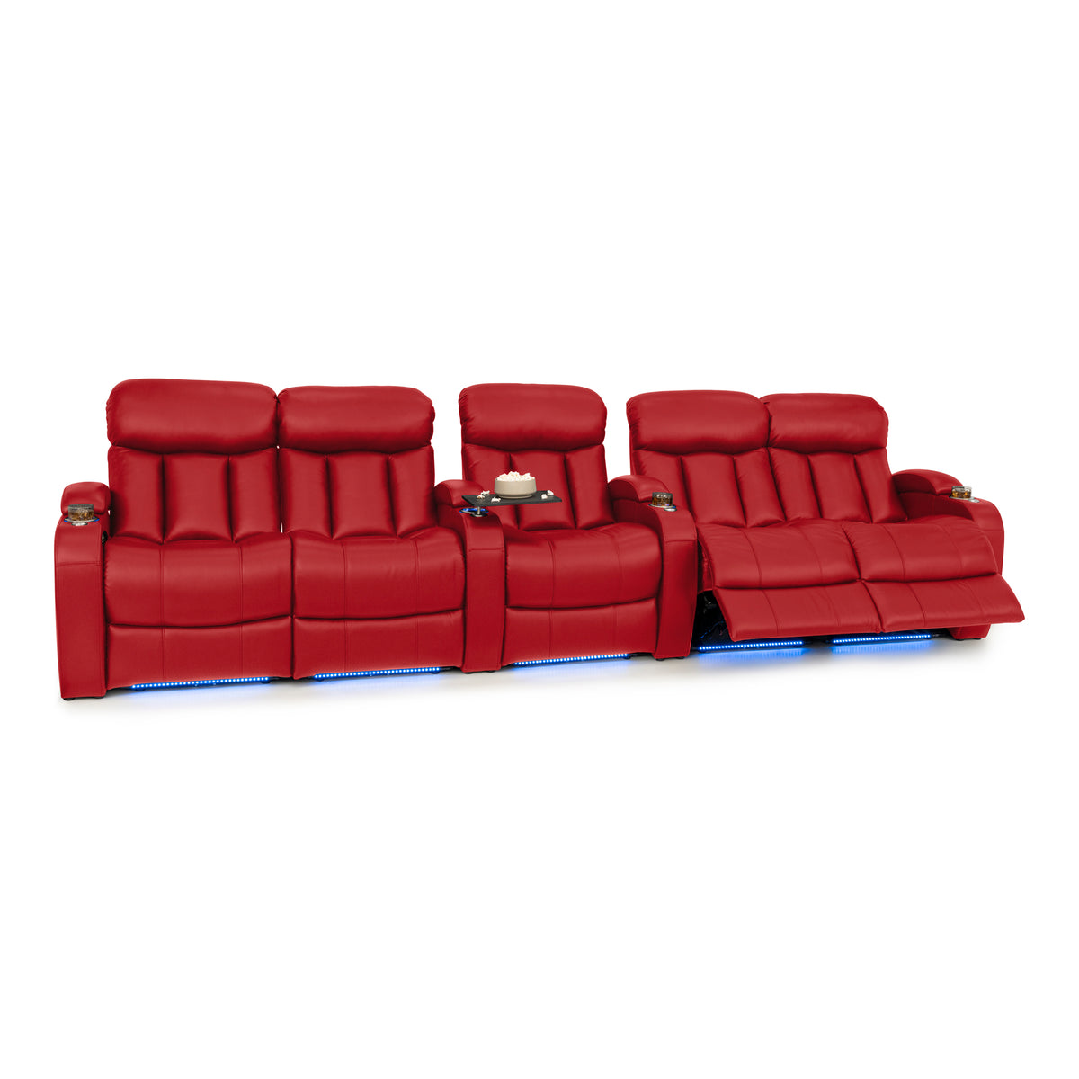 Grenada Italian Leather Home Theater Seating