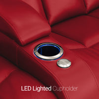 Grenada Italian Leather Home Theater Seating