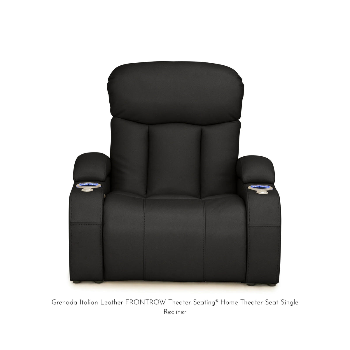 Grenada Italian Leather FRONTROW Theater Seating® Home Theater Seat Single Recliner