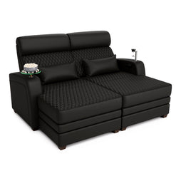 Haven Media Room Sectional Sofa with Chaise