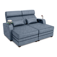 Haven Media Room Sectional Sofa with Chaise