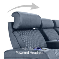 Haven Media Room Sectional Sofa with Chaise