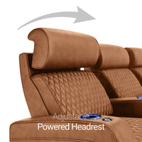 Haven Media Room Sectional Sofa with Chaise