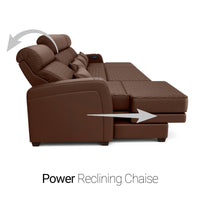 Haven Media Room Sectional Sofa with Chaise