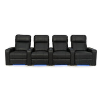 Julius Italian Leather Big & Tall Home Theater Seats