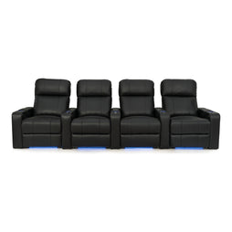 Julius Italian Leather Big & Tall Home Theater Seats