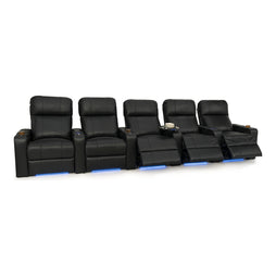 Julius Italian Leather Big & Tall Home Theater Seats