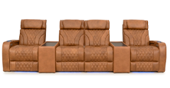 Row of 4 Middle Loveseat 137.0"