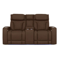Luminis 365 HeatZeroᵀᴹ Big & Tall Multimedia Loveseat in Chestnut