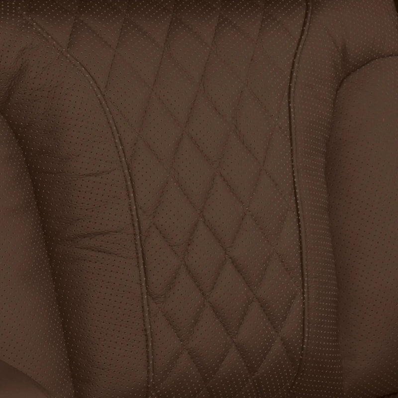 Luminis 365 HeatZeroᵀᴹ Big & Tall Multimedia Loveseat in Chestnut - Perforated Diamond Quilting