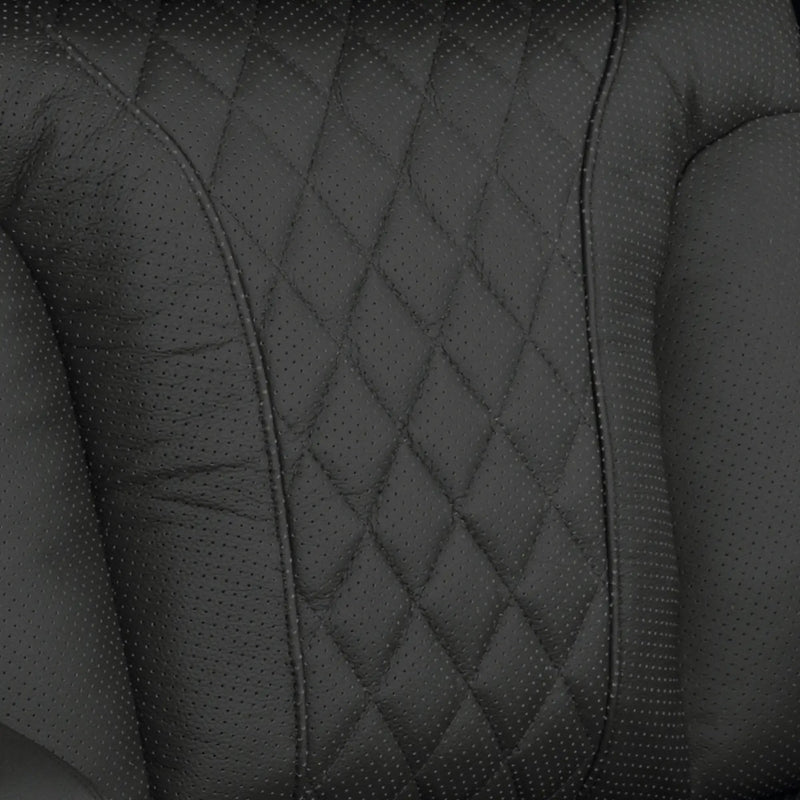 Luminis 365 HeatZeroᵀᴹ Big & Tall Multimedia Loveseat in Ebony - Perforated Diamond Quilting