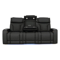 Luminis 365 HeatZeroᵀᴹ Big & Tall Multimedia Sofa in Ebony