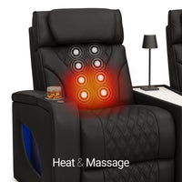 Luminis LT HeatZeroᵀᴹ Wedge Console Home Theater Seating