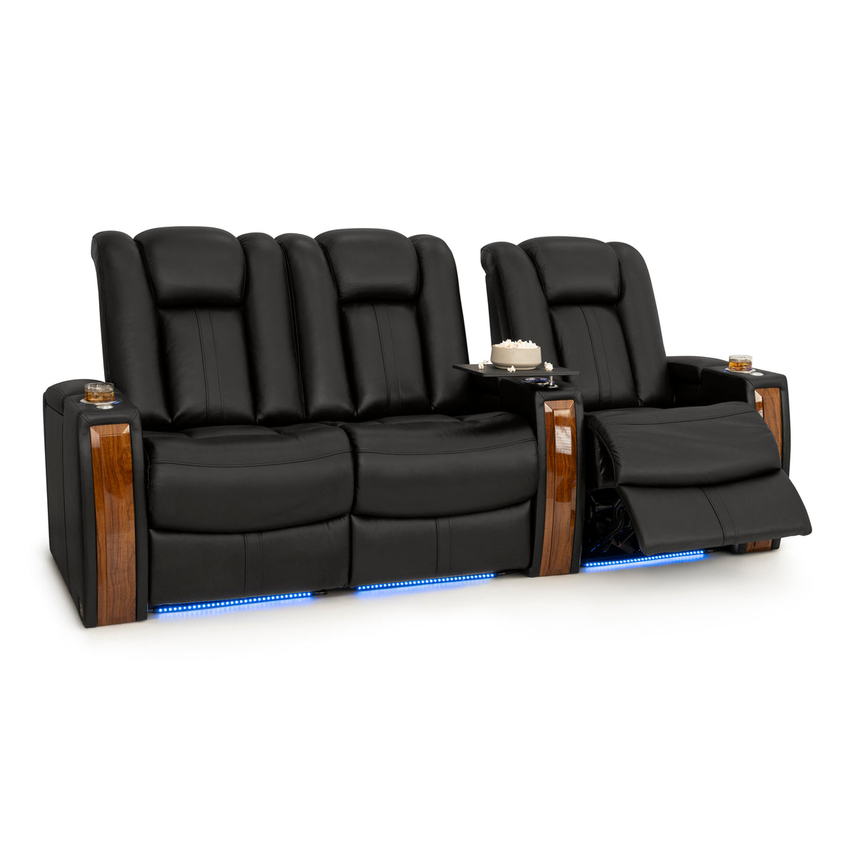 Monaco Italian Leather Home Theater Seating