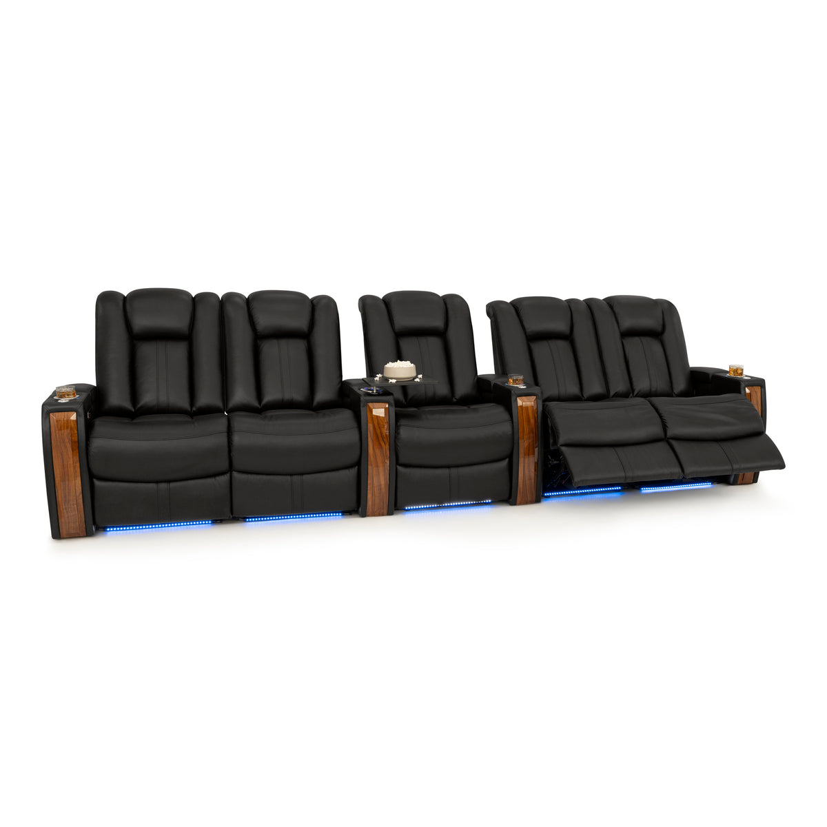 Monaco Italian Leather Home Theater Seating