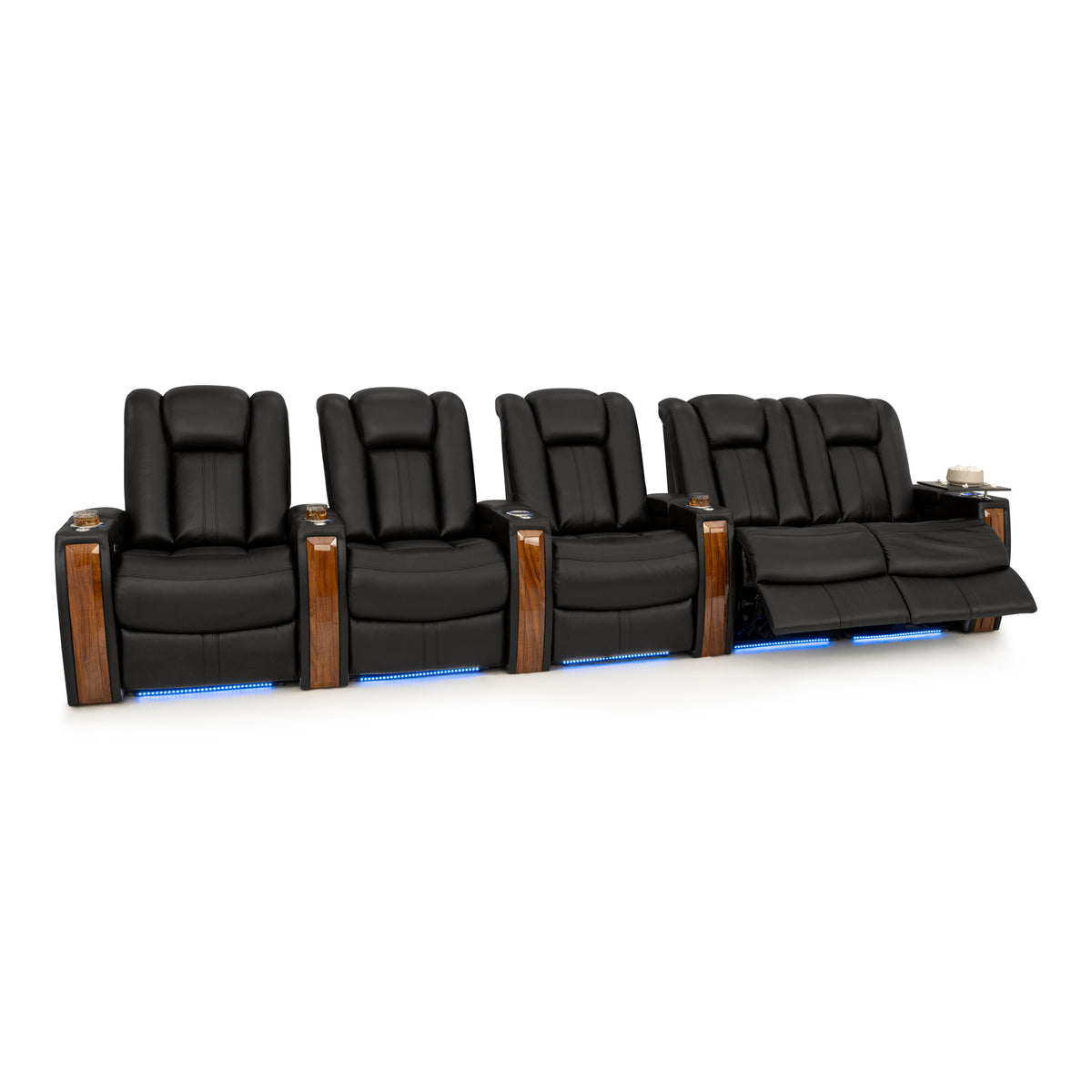 Monaco Italian Leather Home Theater Seating