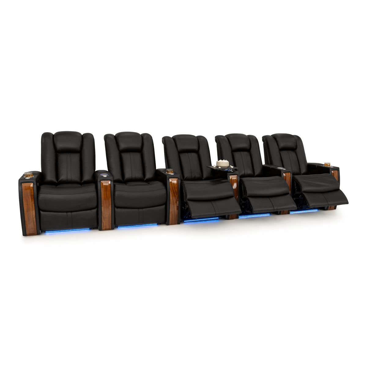 Monaco Italian Leather Home Theater Seating