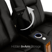 Monaco Italian Leather Home Theater Seating