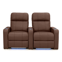 Monterey CoolZeroᵀᴹ Italian Leather Home Theater Seating