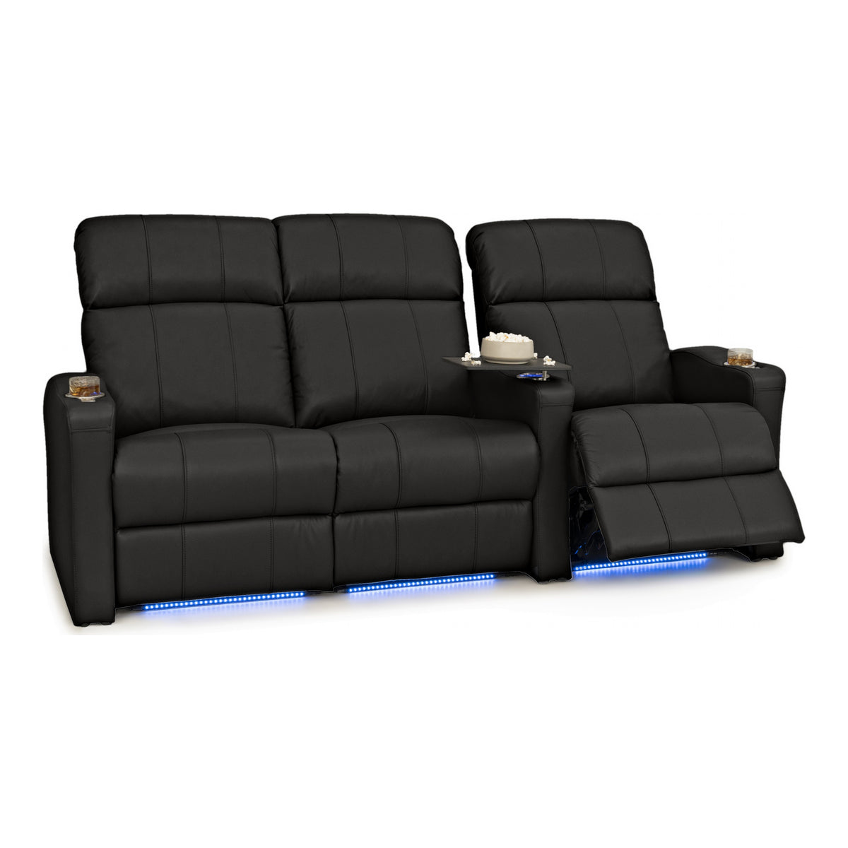 Napa Italian Leather Spacesaver Home Theater Seating