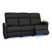 Napa Italian Leather Spacesaver Home Theater Seating
