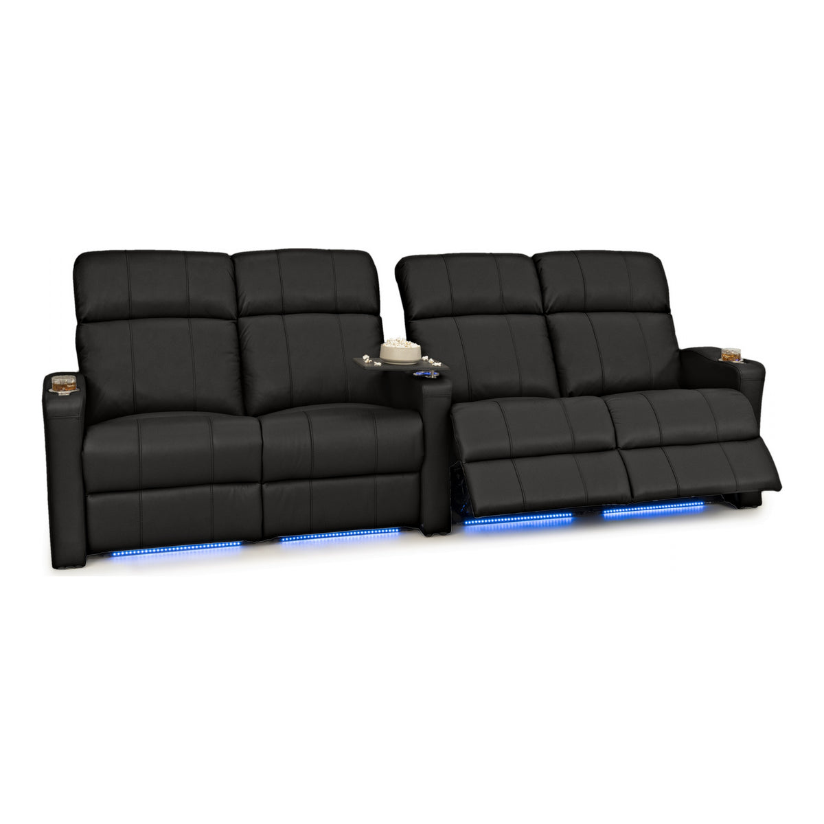Napa Italian Leather Spacesaver Home Theater Seating