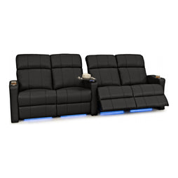 Napa Italian Leather Spacesaver Home Theater Seating