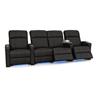 Napa Italian Leather Spacesaver Home Theater Seating