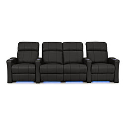 Napa Italian Leather Spacesaver Home Theater Seating