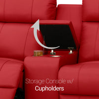Seatcraft Octavius Big & Tall Home Theater Sofa & Loveseat