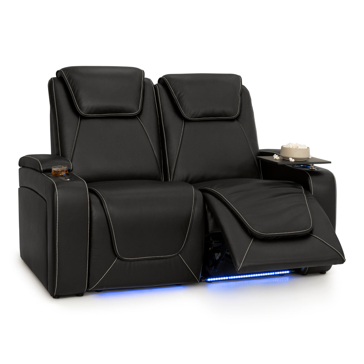 Paladin Italian Leather Heat & Massage Home Theater Seating