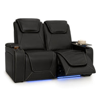 Paladin Italian Leather Heat & Massage Home Theater Seating