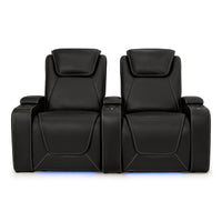 Paladin Italian Leather Heat & Massage Home Theater Seating