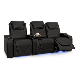 Paladin Italian Leather Heat & Massage Home Theater Seating